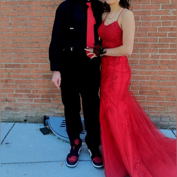 Long red Berlinnova dress - Picture 1 of 7